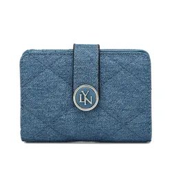 Ví Nữ Lyn Suva Short Wallet - Blue LL25CWF048 Màu Xanh Blue