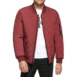 Áo Khoác Bomber Calvin Klein CK Men's Jacket CM008986 - BUR Màu Đỏ Size S