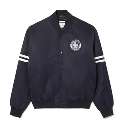 Áo Khoác Nam Lacoste Padded Water Repellent Bomber Jacket BH3441 51 HDE Màu Xanh Đen Size XS