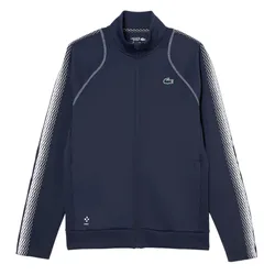 Áo Khoác Nam Lacoste SPORT Tennis x Daniil Medvedev Zipped Sweatshirt SH5220 53G C9C Màu Xanh Navy Size 3