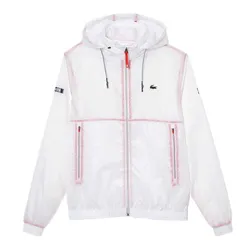 Áo Khoác Nam Lacoste Tennis x Novak Djokovic Zip Jacket BH5043 001 Màu Trắng Size 50