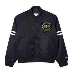 Áo Khoác Unisex Lacoste Padded Water-Repellent Bomber Jacket BH0127 HDE Màu Xanh Đen Size M