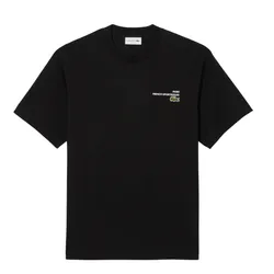 Áo Phông Nam Lacoste Men's Print Motif Jersey T-Shirt TH9880 51 031 Màu Đen Size 3