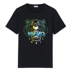 Áo Phông Nữ Kenzo TShirt Regular Fit FA52TS8264YH 99 Màu Đen Size XS