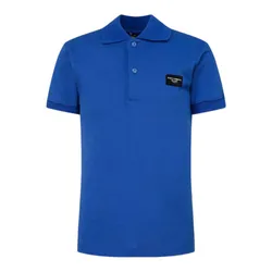 Áo Polo Trẻ Em Dolce & Gabbana D&G Kids Boys Logo Tag In Blue L4JTGW G7M4T B4401 Màu Xanh Blue Size 14Y