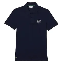 Áo Polo Nam Lacoste Regular Fit Branded Stretch PH9535 - 166 Màu Xanh Navy Size 4