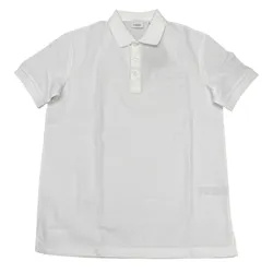 Áo Polo Nam Burberry Embroidery Logo Check Shirt Màu Trắng Size XS