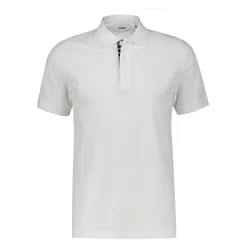 Áo Polo Nam Burberry White With TB Logo Embroidered Màu Trắng Size XS