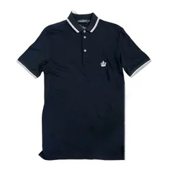 Áo Polo Nam Dolce & Gabbana D&G Logo G8GI2T Màu Xanh Navy Size 44