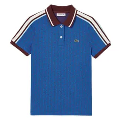 Áo Polo Nữ Lacoste Core Performance Polo Màu Xanh Đỏ Size 36