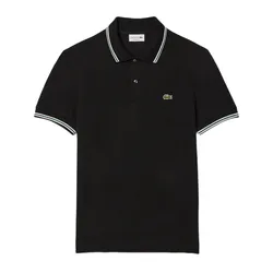 Áo Polo Nam Lacoste Men's Polo Shirt Straight Fit Petit Piqué Material L.12.12 PH2743-10 031 Màu Đen Size 3
