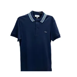 Áo Polo Nam Lacoste Men's Regular Fit – DH5661 166 Màu Xanh Navy Size 2