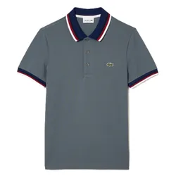 Áo Polo Nam Lacoste Men's Regular Fit Stretch Cotton Piqué PH3461-7EB Màu Xám Size 4