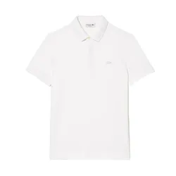 Áo Polo Nam Lacoste Paris Polo Shirt Regular Fit Stretch Cotton Piqué PH5522 51 001 Màu Trắng Size 4