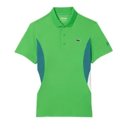 Áo Polo Nam Lacoste Tennis x Novak Djokovic Fan Shirt DH7330 IXU Màu Xanh Lá Size 3