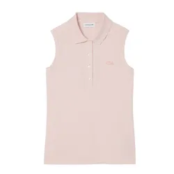 Áo Polo Nữ Lacoste Women's Slim Fit L.12.D Sleeveless Stretch PF5445 51 ADY Màu Hồng Size 38