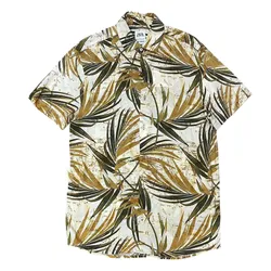 Áo Sơ Mi Cộc Tay Nam Zara Short Sleeved Shirt Phối Màu Size S