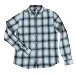 Áo Sơ Mi Dài Tay Nam CPS Chaps Men's Long Sleeve Shirt Phối Màu Size M