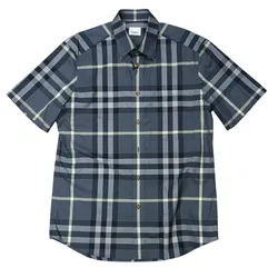 Áo Sơ Mi Nam Burberry 8084293 With Vintage Check Printed Shirt Màu Xám Kẻ Size M