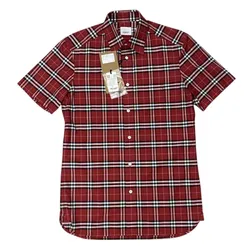 Áo Sơ Mi Nam Burberry With Vintage Check Printed Shirt Red Màu Đỏ Kẻ Size XS