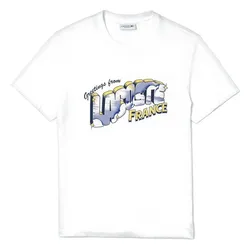 Áo Thun Nam Lacoste Short Sleeve T-Shirt TH5180 00 Màu Trắng Size 4