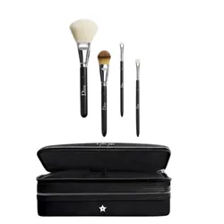 Bộ Cọ Trang Điểm Dior Backstage Makeup Brush Set 4 Cây + Túi Dior Black Pouch