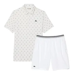 Bộ Quần Áo Nam Lacoste Men's Regular Fit UV Protect Golf DH5175 00 U8Z/GH5209 00 001 Màu Trắng Size 5