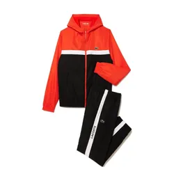 Bộ Thể Thao Nam Lacoste Sweatpants Màu Đen Cam