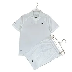 Bộ Thể Thao Tennis/ Pickleball Nam Lacoste Shorts Ultra Dry Stretch Màu Trắng
