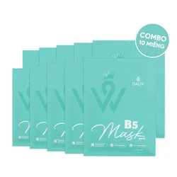 Combo 10 Miếng Mặt Nạ Tinh Chất B5 Dưỡng Ẩm, Phục Hồi Da Daliv B5 Mask