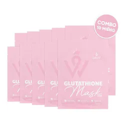 Combo 10 Miếng Mặt Nạ Tinh Chất Glutathione Dưỡng Ẩm, Sáng Da Daliv Glutathione Mask
