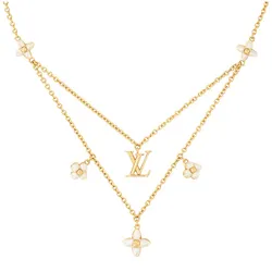 Dây Chuyền Nữ Louis Vuitton LV Floragram M00981 Màu Vàng Gold