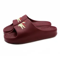 Dép Lacoste Croco Evo Serve 2.0 45CMA0005 3C9 Màu Đỏ Đô Size 8