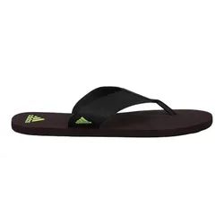 Dép Xỏ Ngón Nam Adidas Logo Neon Flip Flops JK2134 Màu Nâu Size 39