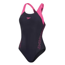 Đồ Bơi Một Mảnh Nữ Speedo Hyper Boom Spliceice Racerback Màu Hồng Size XS