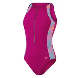 Đồ Bơi Một Mảnh Nữ Speedo Printed Panel Hydrasuit 8-1352015782 Màu Hồng Size 2XS
