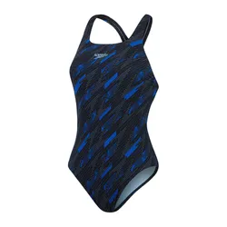 Đồ Bơi Nữ Speedo Hyperboom Allover Medalist One Piece Swimsuit 8-1219916764 Màu Xanh Blue Size XS