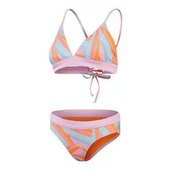 Đồ Bơi Nữ Speedo Printed Banded Triangle Bikini 8-00440716790 Màu Hồng Cam Size 2XS