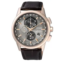 Đồng Hồ Nam Citizen Eco-Drive AT8113-12H Màu Nâu