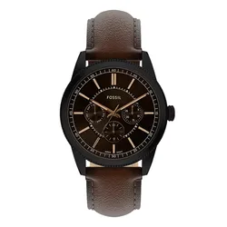 Đồng Hồ Nam Fossil Pearson Multifunction Brown Leather Watch FS6138 Màu Nâu