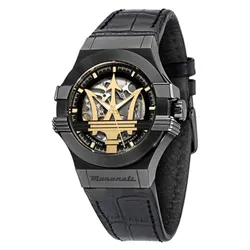 Đồng Hồ Nam Maserati Potenza Automatic Black Dial Watch R8821108036 Màu Đen