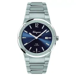 Đồng Hồ Nam Salvatore Ferragamo Classic Bracelet Watch 41mm SFDT01320 F-80 Màu Xanh Bạc