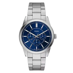 Đồng Hồ Nam Fossil Pearson Multifunction Stainless Steel Watch FS6134 Màu Xanh Bạc