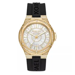 Đồng Hồ Nữ Michael Kors MK Lennox Pavé Watch 43mm MK7247 Màu Vàng Đen
