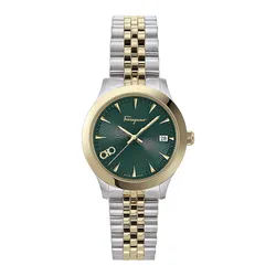 Đồng Hồ Nữ Salvatore Ferragamo Green 33mm Phối Màu