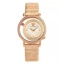 Đồng Hồ Nữ Versace Venus Stainless Steel Watch 33mm Màu Be