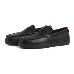 Giày Lười Nam Cole Haan Breathable Driver Driving Style Loafer Premium Genuine Leather - Black C28238 Màu Đen Size 40