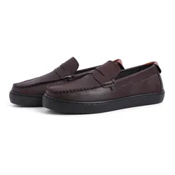 Giày Lười Nam Cole Haan Breathable Driver Driving Style Loafer Premium Genuine Leather - Dark Brown C28238 Màu Nâu Đậm Size 39