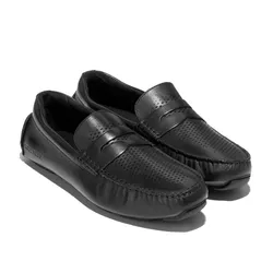Giày Lười Nam Cole Haan Grand Laser Penny Driver Màu Đen Size 40