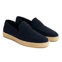 Giày Lười Nam Duca Di Morrone Leo_Cam_Blu Màu Xanh Đen Size 41